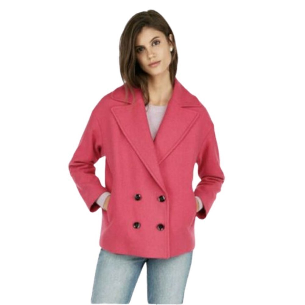 Express Wool Blend Jacket | Pink | Size M